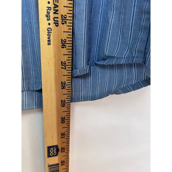 Kathmandu Men's Blue Striped Long Sleeve Dressy Preppy Shirt - Size M - Picture 6 of 6